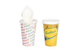 Cup with tissues